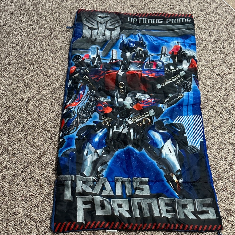 Transformers Optimus Prime Sleeping Bag
